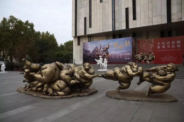 众艳亮相金陵——“一路欢歌——许鸿飞雕塑世界巡展·南京站”启幕(图14)