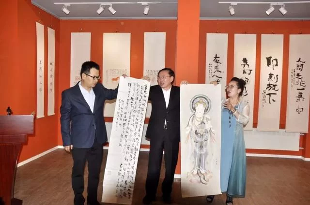 王小宇、王亚林（女）书画展在开明美术馆举行(图9)