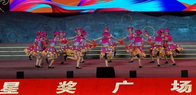 广西柳州广场舞《连心歌》：情系民族大团结“石榴结籽心连心”(图2)