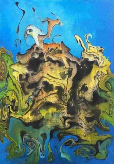 “一束光”清华大学美术学院博士生苏德格日勒绘画作品展举办(图8) “一束光”清华大学美术学院博士生苏德格日勒绘画作品展举办(图8)
