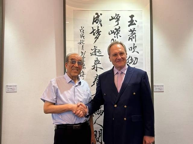 “心旅马家窑——五湖散翁王志安书法展”在京开幕(图15)