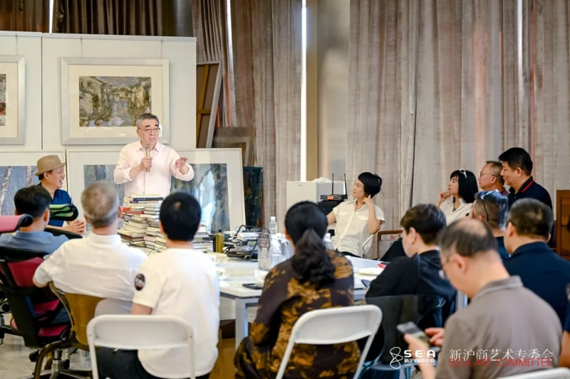 新沪商艺术专委会打造重磅IP “走进大师工作室”首期对话著名画家陈逸鸣(图4) 新沪商艺术专委会打造重磅IP “走进大师工作室”首期对话著名画家陈逸鸣(图4)
