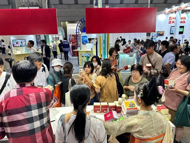 陕西文旅展区精彩亮相2024日本国际旅游博览会(图3) 陕西文旅展区精彩亮相2024日本国际旅游博览会(图3)