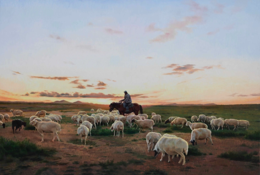 修行路上的艺境哲思——王冀中油画艺术研究展在京启幕(图5)