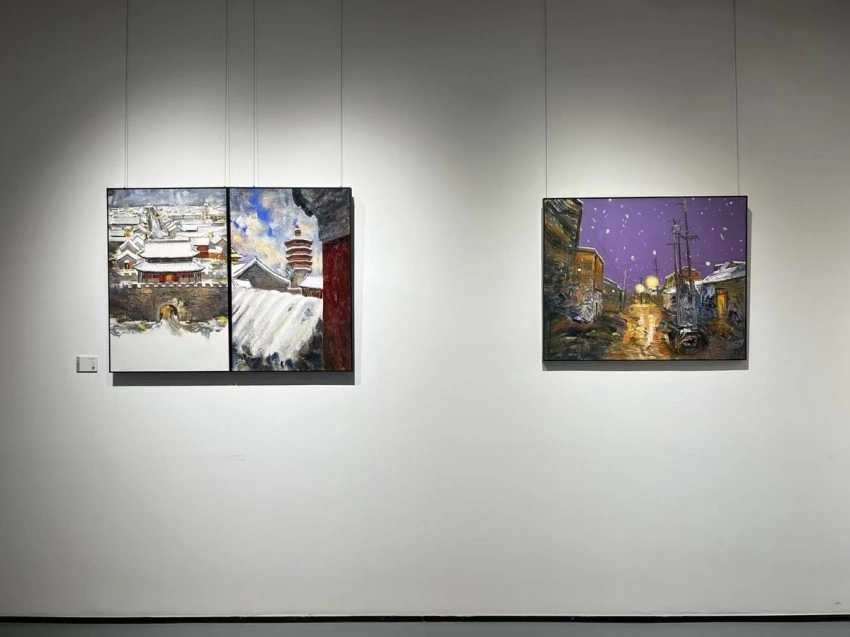 “移山——孟新宇油画作品展”在商丘工学院美术馆举行(图3)