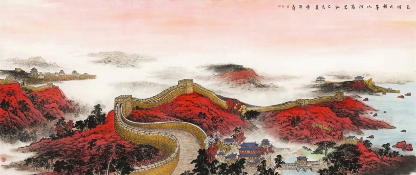 庆祝建党104周年——杨留义城市山水画作品展在京举办(图16)