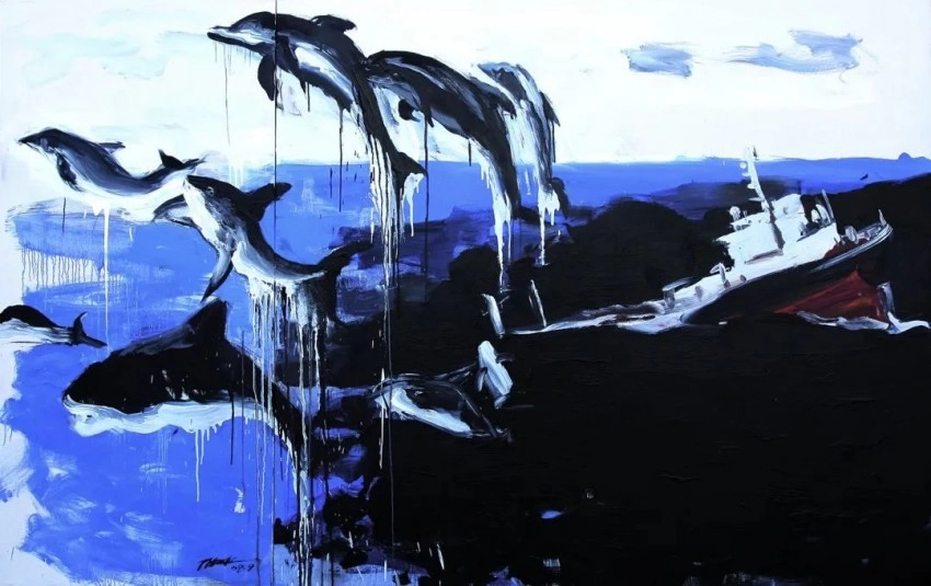 “生命之渡——林加冰油画作品捐献展”在芜湖市博物馆开幕(图7)