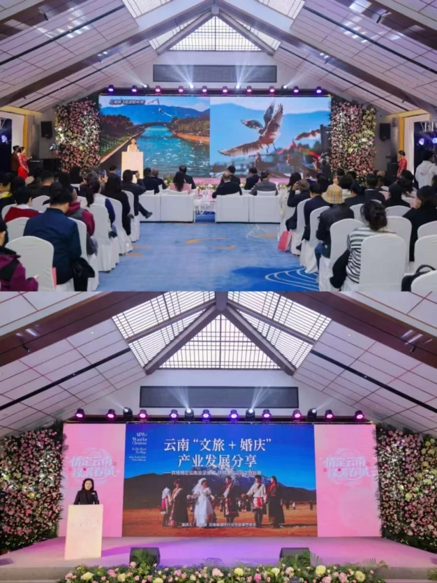 情定云南年度收官礼成昆明，缘满春城擘画婚旅产业前景(图3)