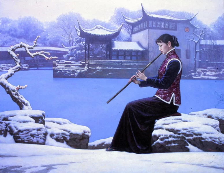 中国当代油画名家冼小前作品回顾展在邕举办(图4) 中国当代油画名家冼小前作品回顾展在邕举办(图4)