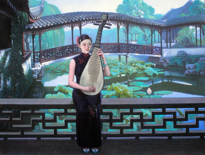 中国当代油画名家冼小前作品回顾展在邕举办(图3) 中国当代油画名家冼小前作品回顾展在邕举办(图3)